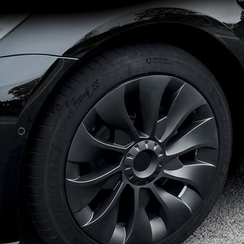 Hjulkapsler til Tesla Model 3 - Passer til org. 18″ fælge (Matsort)